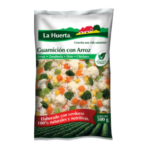 Guarnición con arroz