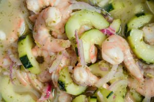Aguachile de camarón