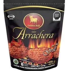 Carne para hamburguesa sabor arrachera