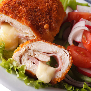 Pechuga de pollo a la cordón blue